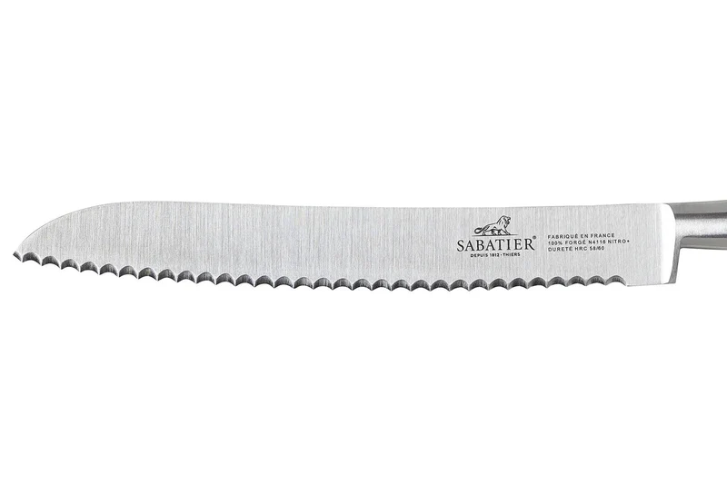 Couteau à pain Sabatier Idéal Bleu Abysse 100% forgé lame 20cm