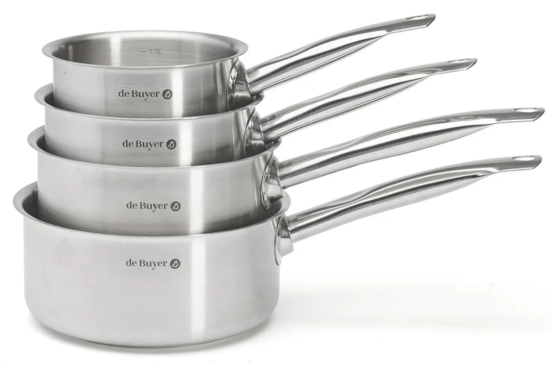 Set de 4 casseroles De Buyer Prim'Appety en inox 14-16-18-20cm