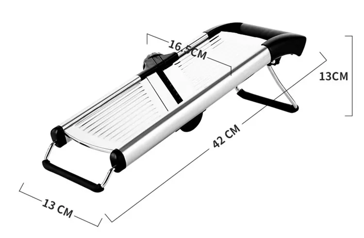 Mandoline Réglable en Acier Inoxydable | Tranche Légumes 6 Lames