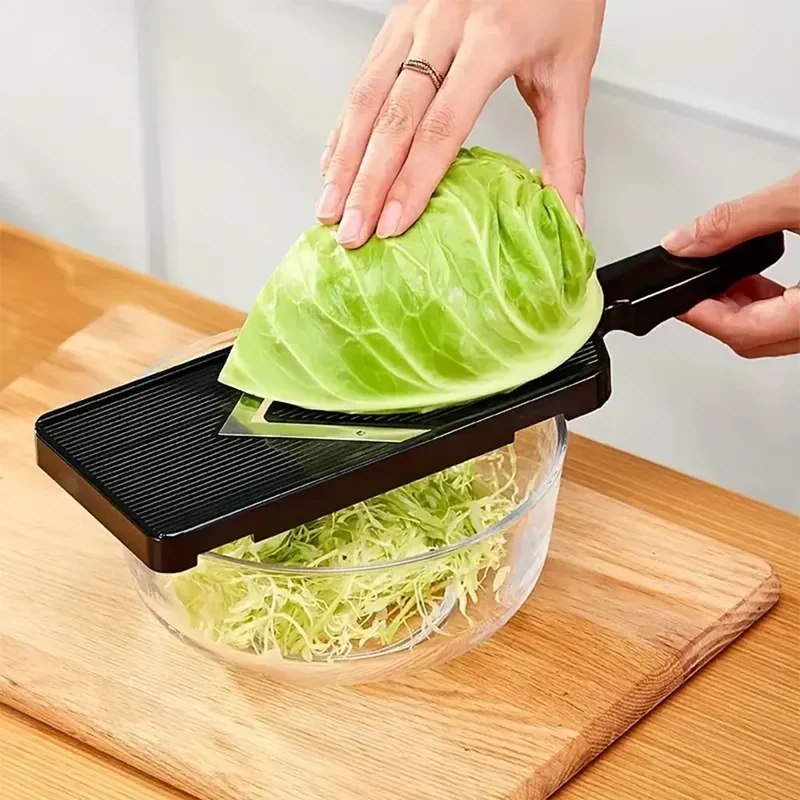 Mandoline à Chou en Acier Inoxydable - Râpe à Légumes avec Grille
