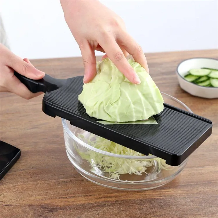 Mandoline à Chou en Acier Inoxydable - Râpe à Légumes avec Grille
