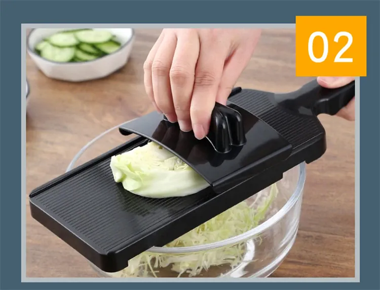 Mandoline à Chou en Acier Inoxydable - Râpe à Légumes avec Grille