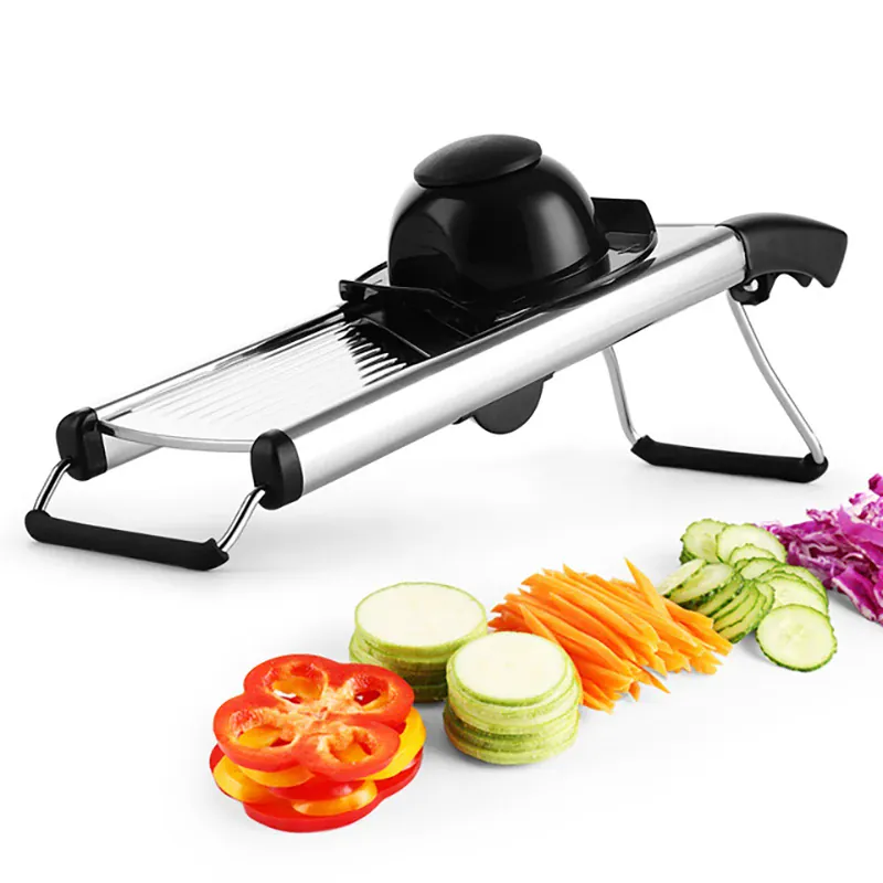 Mandoline Professionnelle Acier Inoxydable 304 — Lames Multiples et Réglables