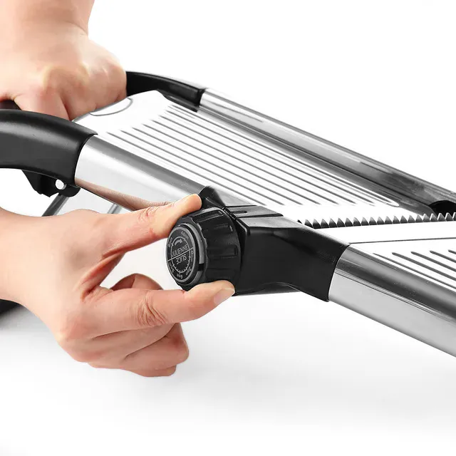 Mandoline Professionnelle Acier Inoxydable 304 — Lames Multiples et Réglables