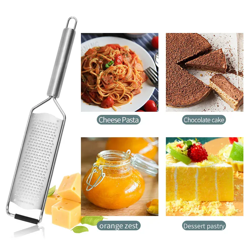 Râpe en Acier Inoxydable avec Étui et Brosse de Nettoyage