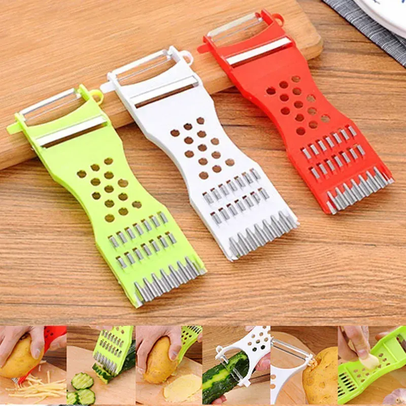 Râpe à Légumes 3 Lames en Acier Inoxydable | Outil de Cuisine Pratique