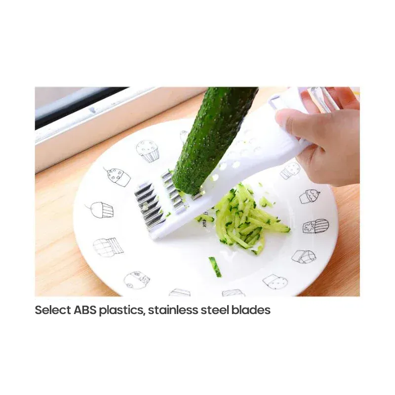 Râpe à Légumes 3 Lames en Acier Inoxydable | Outil de Cuisine Pratique