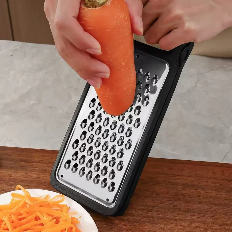 Râpe Double Face Pliable en Acier Inoxydable pour Légumes