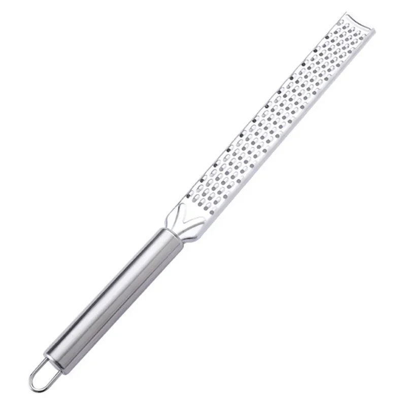 Zesteur Long en Acier Inox 20cm pour Agrumes Épices et Chocolat