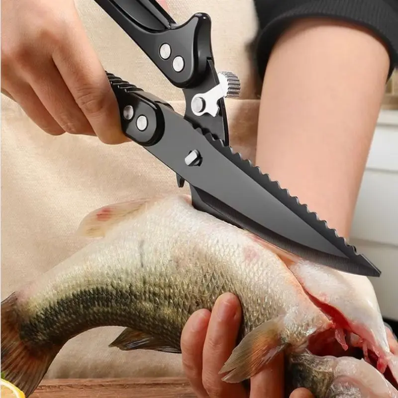 Ciseaux de cuisine en inox pour couper les Os