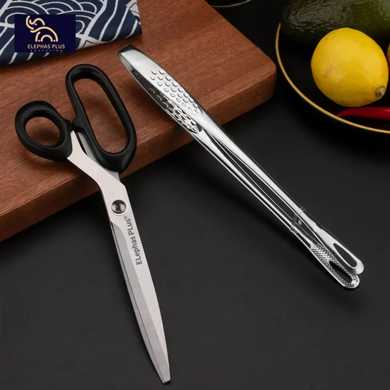 Ciseaux de cuisine en inox | Outils multifonctions design élégants