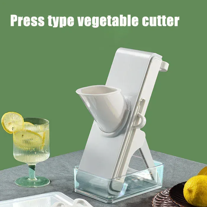 Mandoline Coupe-Légumes Multifonction 4-en-1 — Julienne 3/7 mm