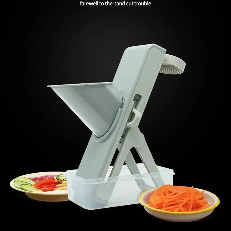 Mandoline Coupe-Légumes Multifonction 4-en-1 — Julienne 3/7 mm