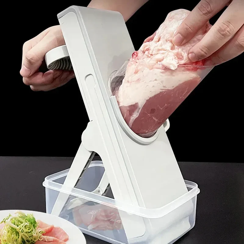 Mandoline Coupe-Légumes Multifonction 4-en-1 — Julienne 3/7 mm