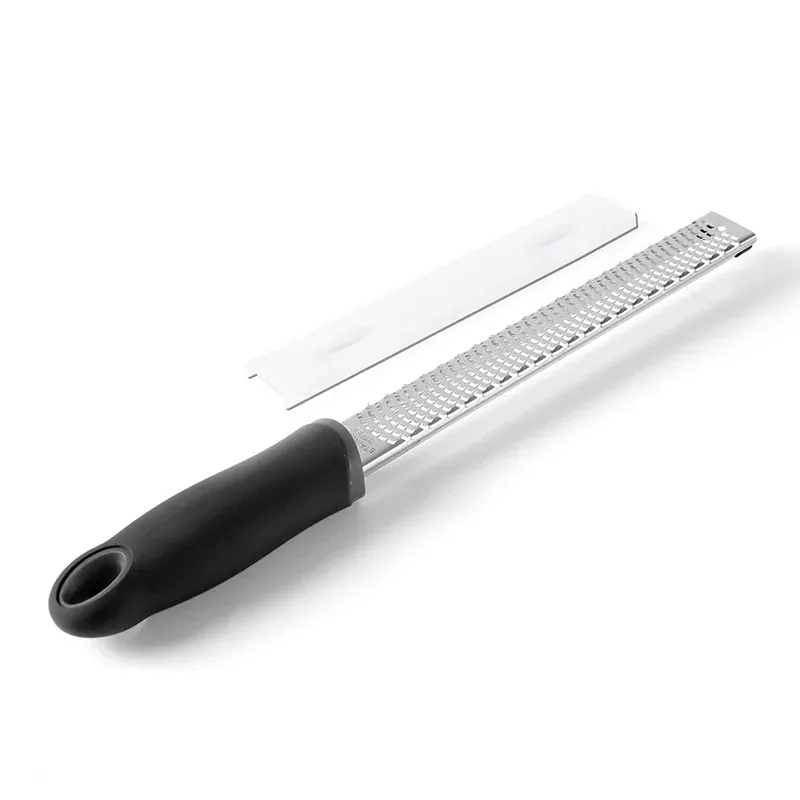 Zesteur en Inox pour Fruits et Fromage - 4 Lames Poignée Antidérapante