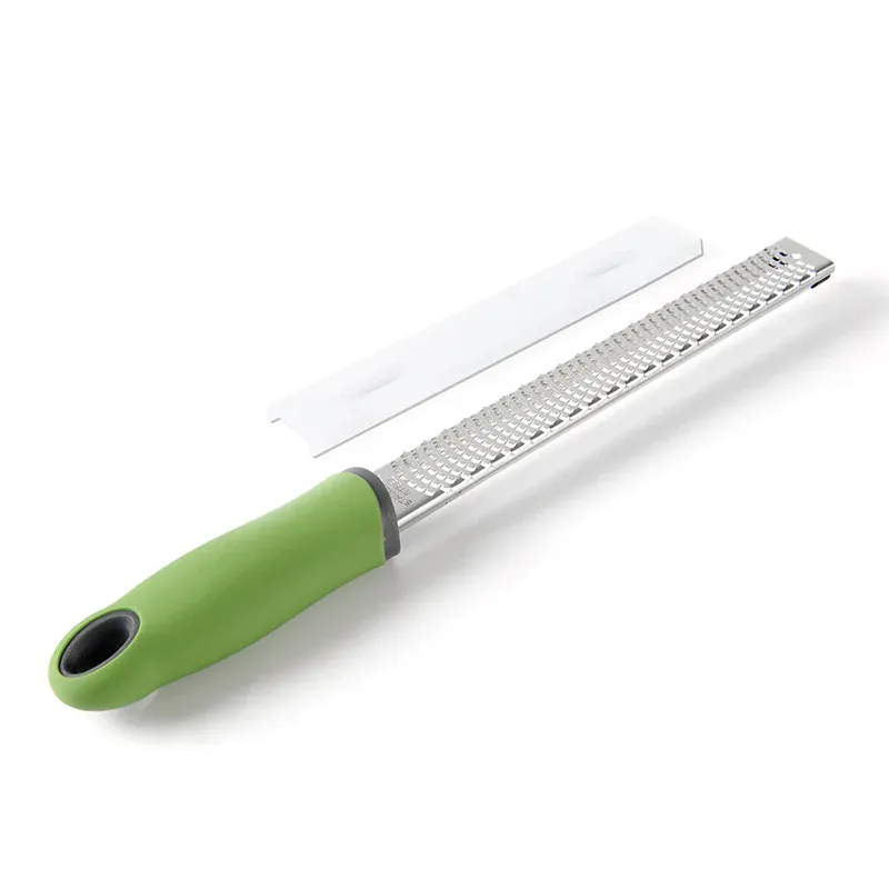 Zesteur en Inox pour Fruits et Fromage - 4 Lames Poignée Antidérapante