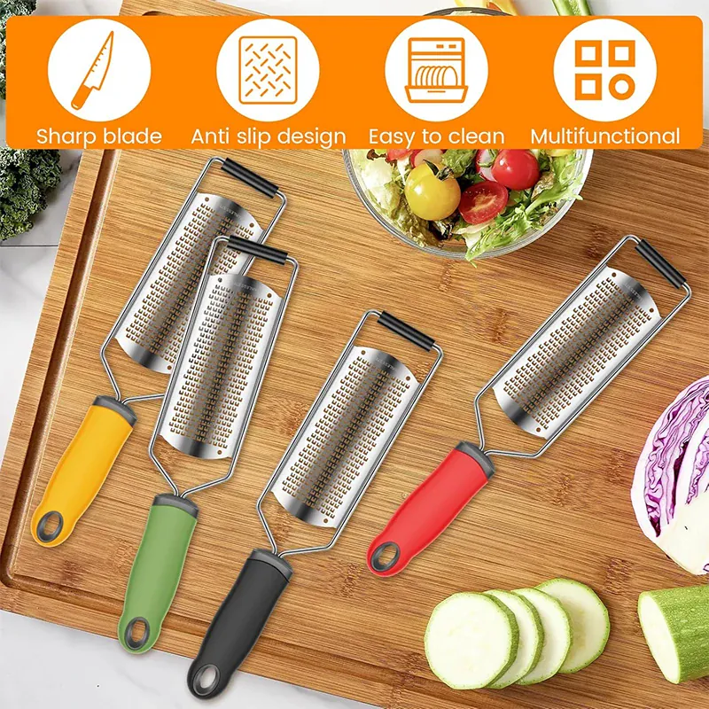 Râpe à Agrumes Inox avec Étui de Protection | Multifonctionnelle