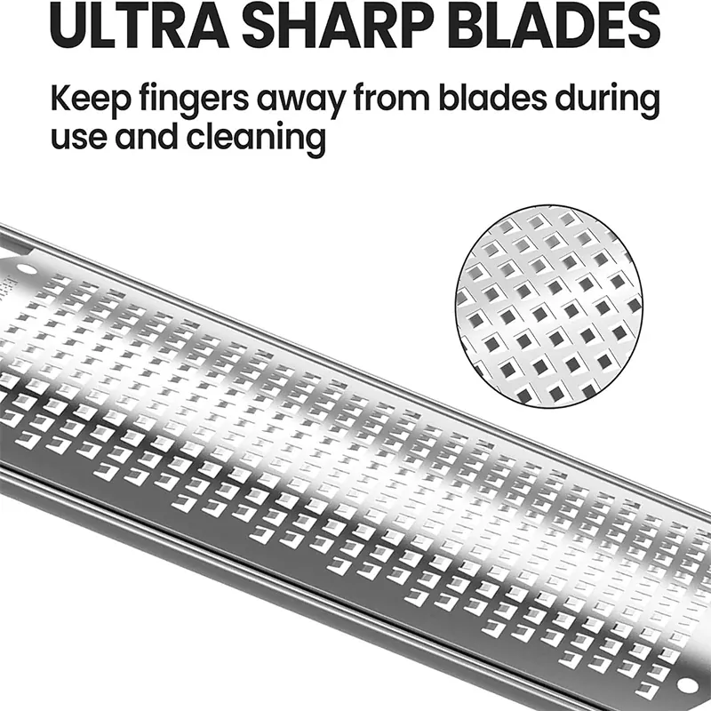 Râpe à Agrumes Inox avec Étui de Protection | Multifonctionnelle
