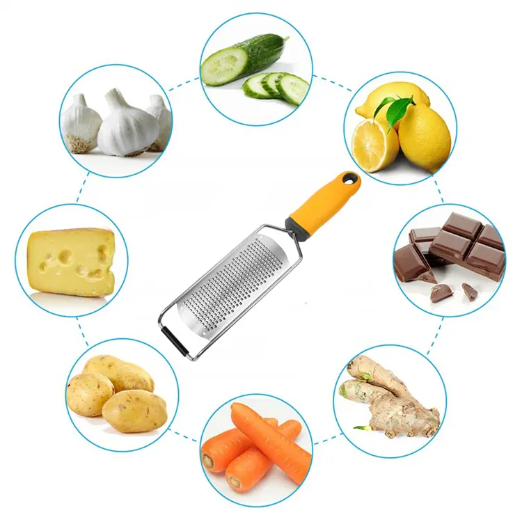 Râpe à Agrumes Inox avec Étui de Protection | Multifonctionnelle