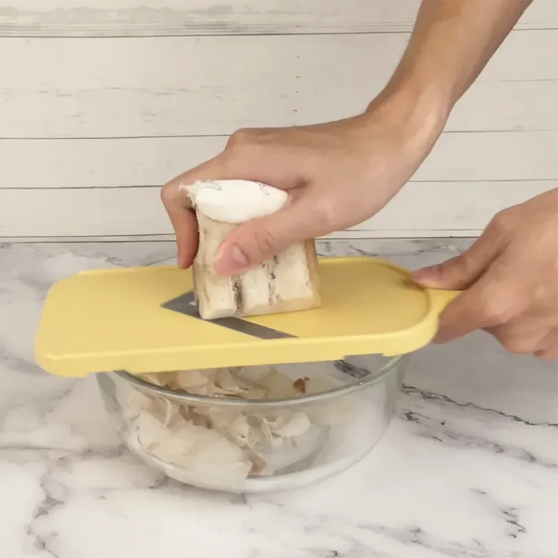 Mandoline Slicer en Acier Inoxydable V avec Brosse de Nettoyage