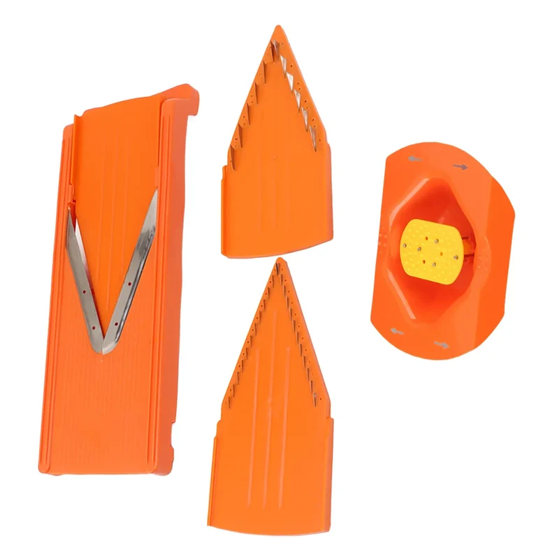 Mandoline à Lames en Acier Inox | Râpe à Légumes avec Protection