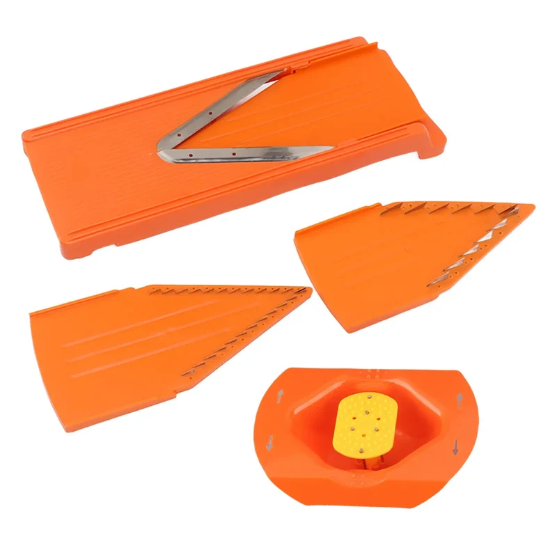 Mandoline à Lames en Acier Inox | Râpe à Légumes avec Protection