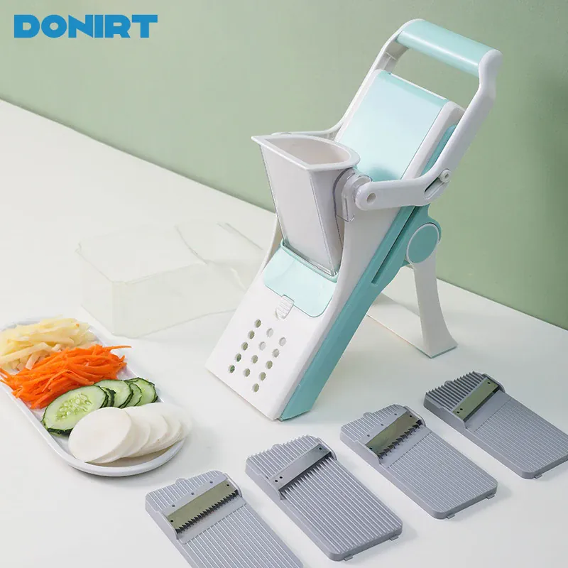 Mandoline Multifonction 5 Lames pour Légumes et Fruits