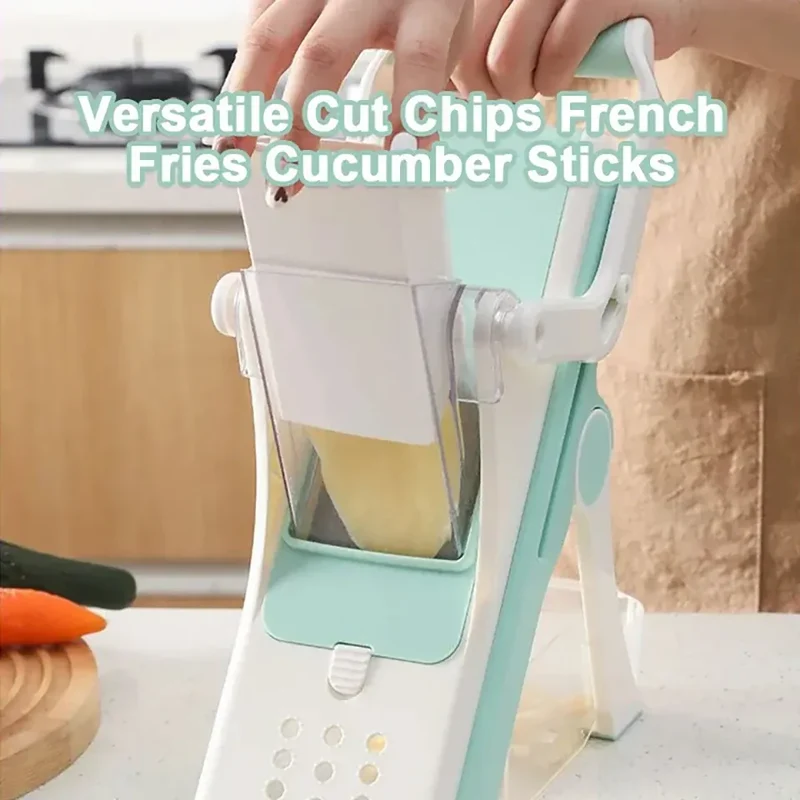 Mandoline Multifonction 5 Lames pour Légumes et Fruits