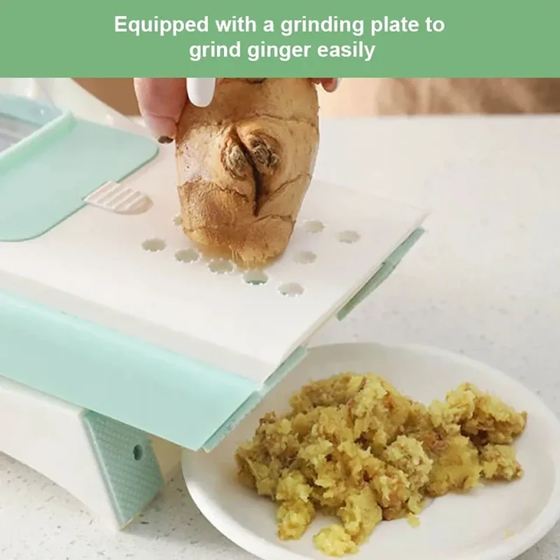 Mandoline Multifonction 5 Lames pour Légumes et Fruits