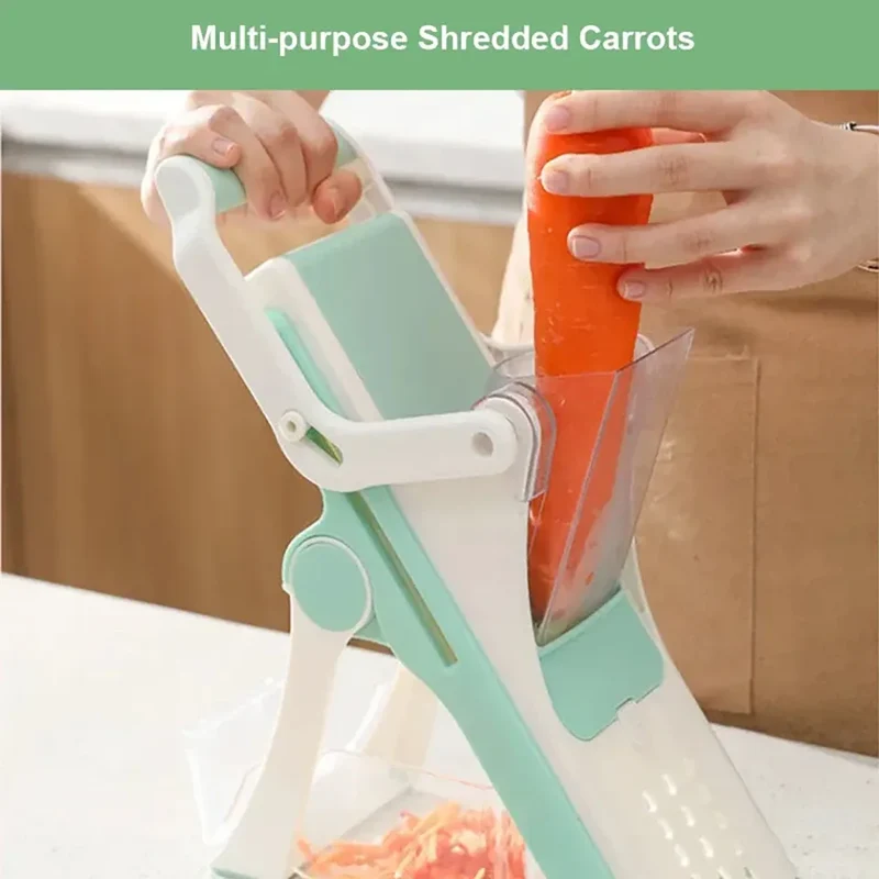 Mandoline Multifonction 5 Lames pour Légumes et Fruits