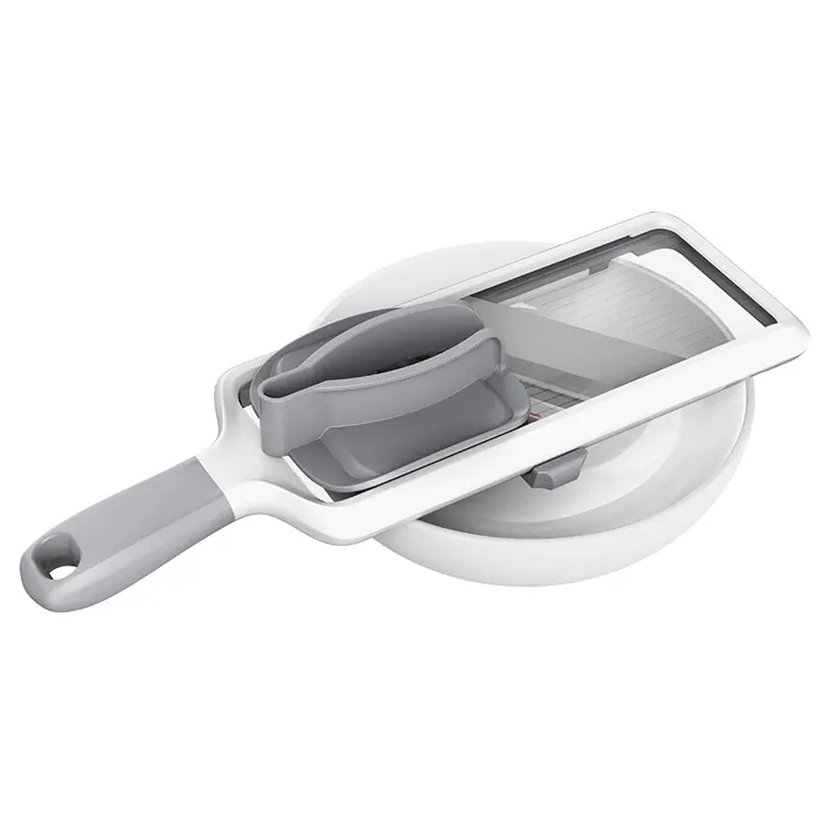 Mandoline avec Lame en Acier Inoxydable Ajustable pour Légumes et Fromage