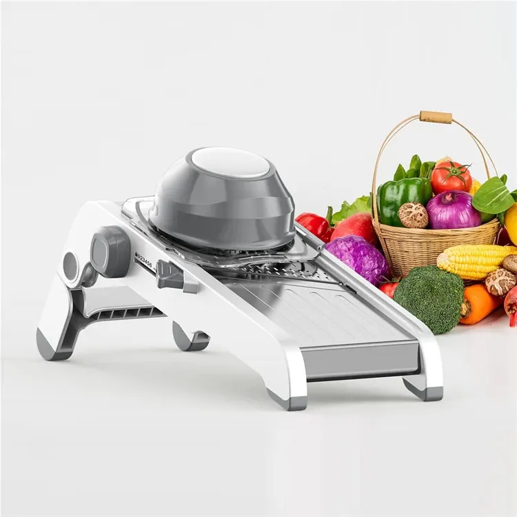 Mandoline 18 en 1 Réglable en Acier Inoxydable | Râpe à Légumes
