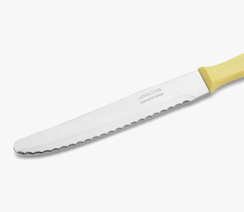 Cuchillo Postre color amarillo Polipropileno 105 mm