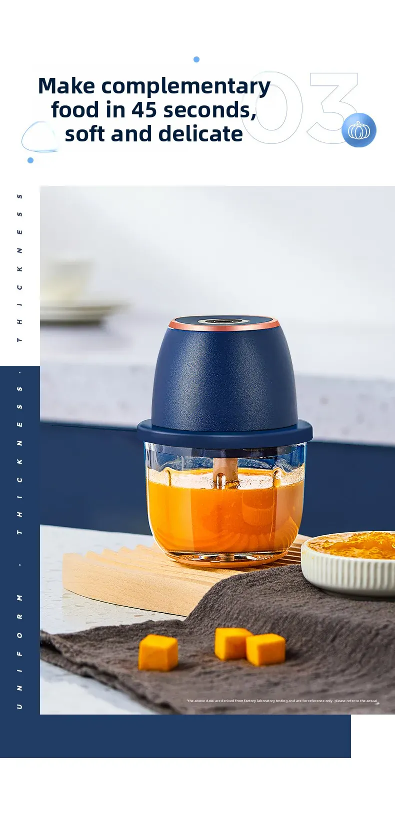 Mini Hachoir Électrique Sans Fil 350 ml — Bol Verre ou Plastique, 6 Lames Inox, USB-C