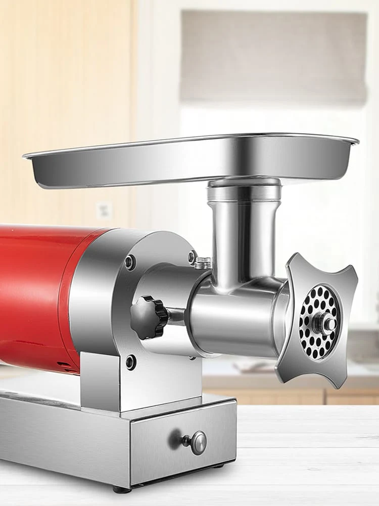 Hachoir à Viande Électrique 1 100 W — 300 kg/h, 2 Plaques + Kit Saucisse