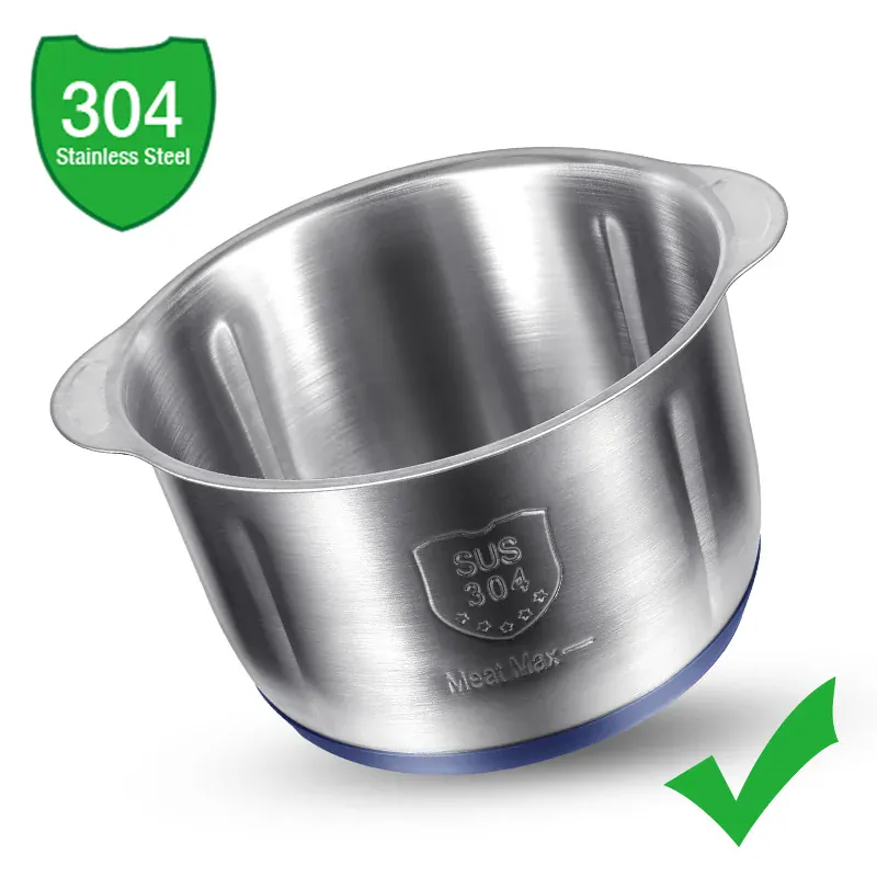 Hachoir Électrique Multifonction 5 L — 500 W, 6 Lames Cyclone Inox, 5 Vitesses