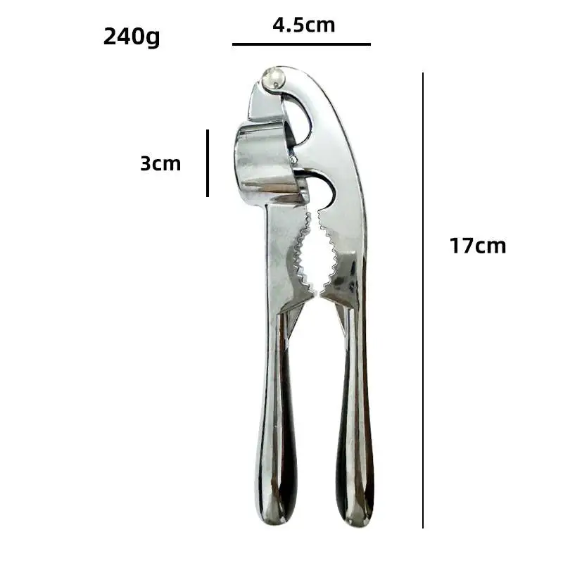 Presse-Ail Inox Manuel avec Éplucheur et Nettoyeur Inclus