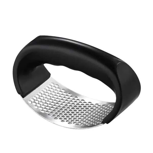 Presse-Ail Inox Manuel avec Éplucheur | Outil de Cuisine Pratique