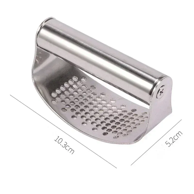 Presse-Ail Inox Manuel avec Presse-Gingembre et Rocker