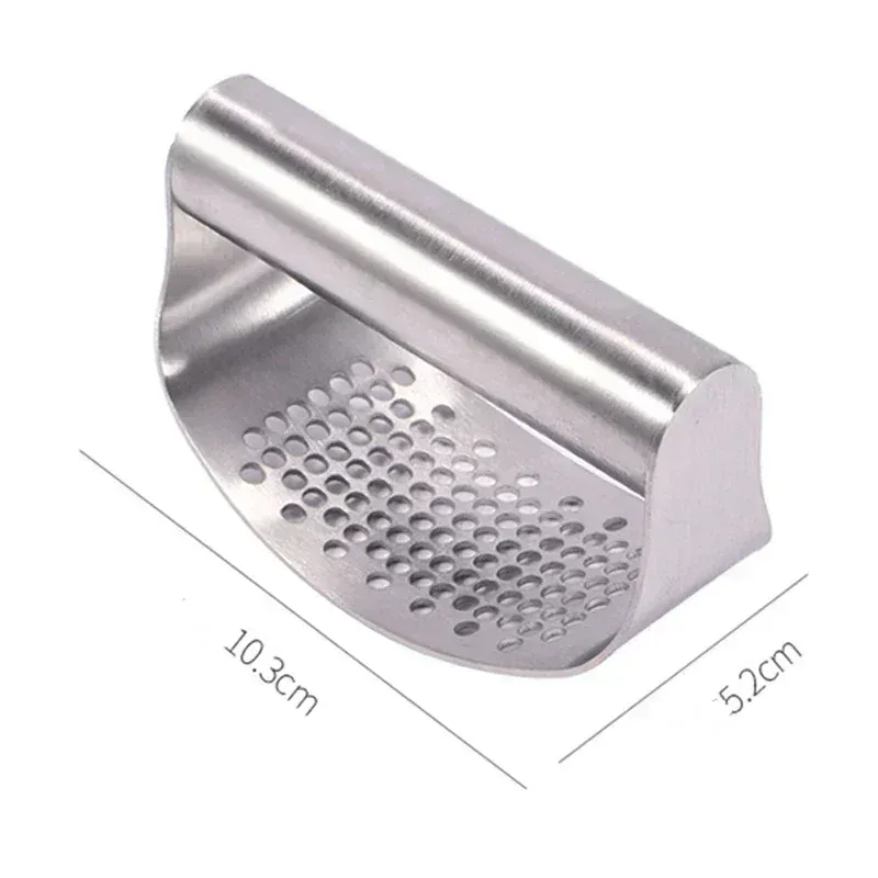 Presse-Ail Inox Manuel avec Presse-Gingembre et Rocker