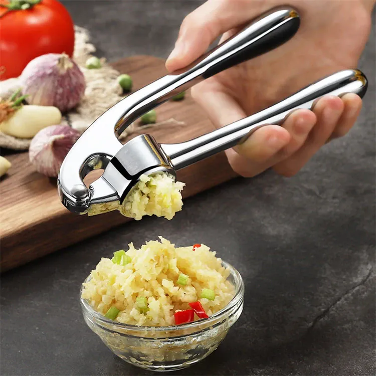 Presse-Ail Inox Manuel Écologique et Facile à Nettoyer