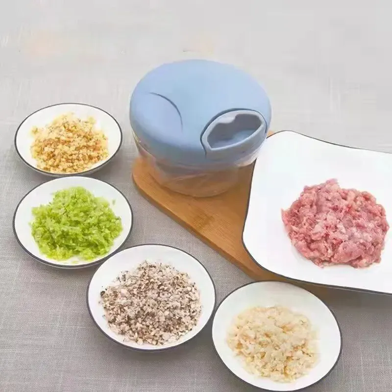 Presse-Ail Manuel Inox avec Cutter Multifonction 3 Pièces