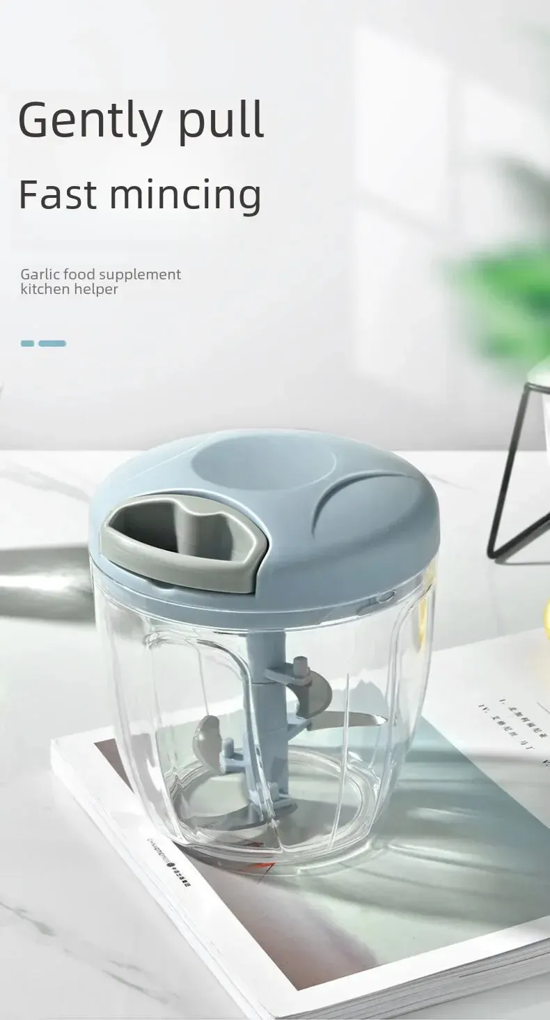 Presse-Ail Manuel Inox avec Cutter Multifonction 3 Pièces