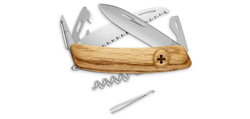 Couteau Suisse D05 Allmatt Chêne Swiza