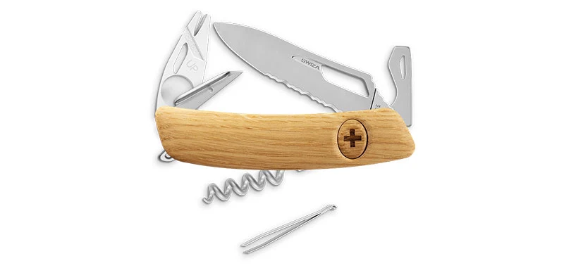 Couteau Suisse SH03 Tire-Tique Allmatt Chêne Swiza