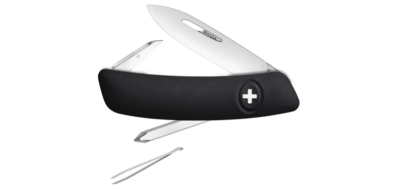 Couteau Suisse D02 Noir Swiza
