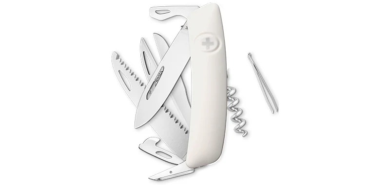 Couteau Suisse D09 Blanc Swiza