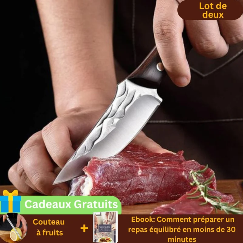 Couteau pour cuisine - couteau forgé à la main｜Librecook™