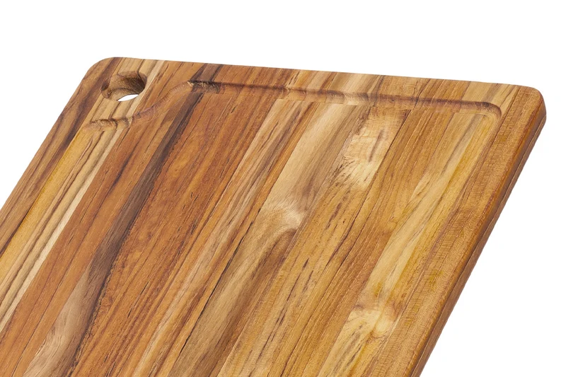 Planche à découper TeakHaus Marine en teck avec rigole 41x30,5x2cm