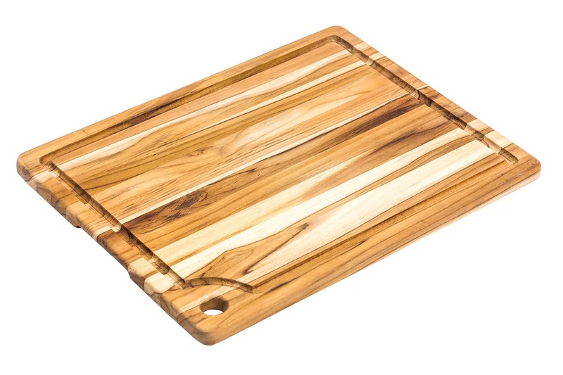Planche à découper TeakHaus Marine en teck avec rigole 41x30,5x2cm
